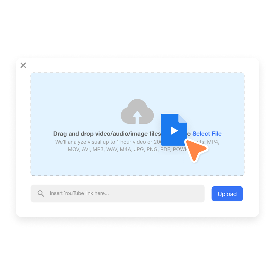 Upload video clips to create commentary-style explainer content using Visla
